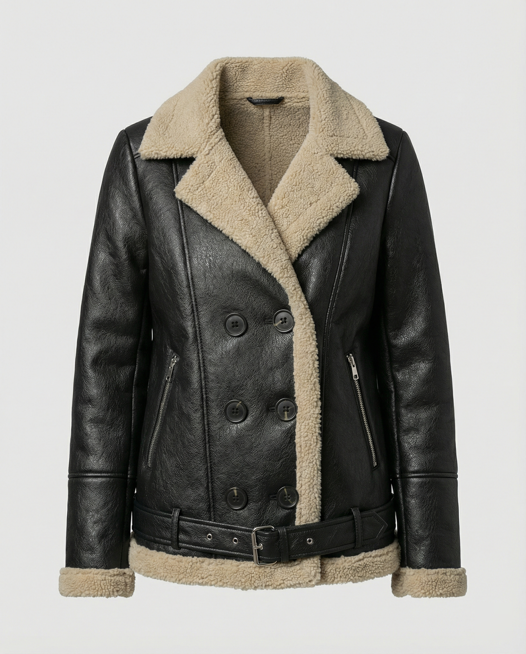Steppjacke Damen mit warmem Kragen im Retro-Stil