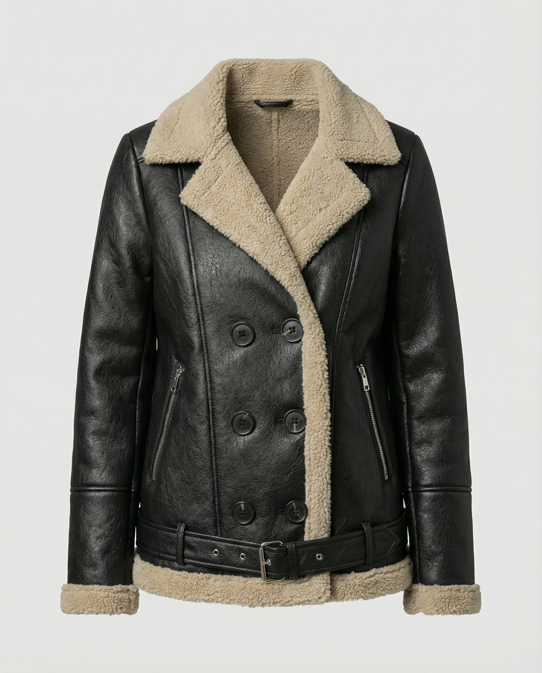 Steppjacke Damen mit warmem Kragen im Retro-Stil