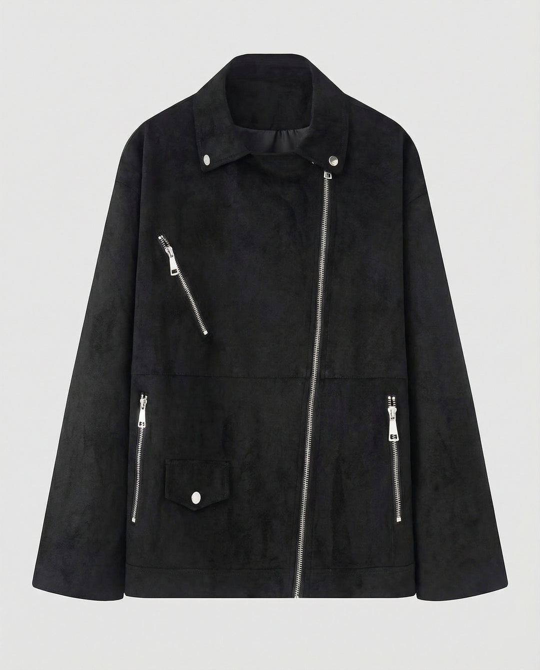 Braune Lederjacke Damen Velours