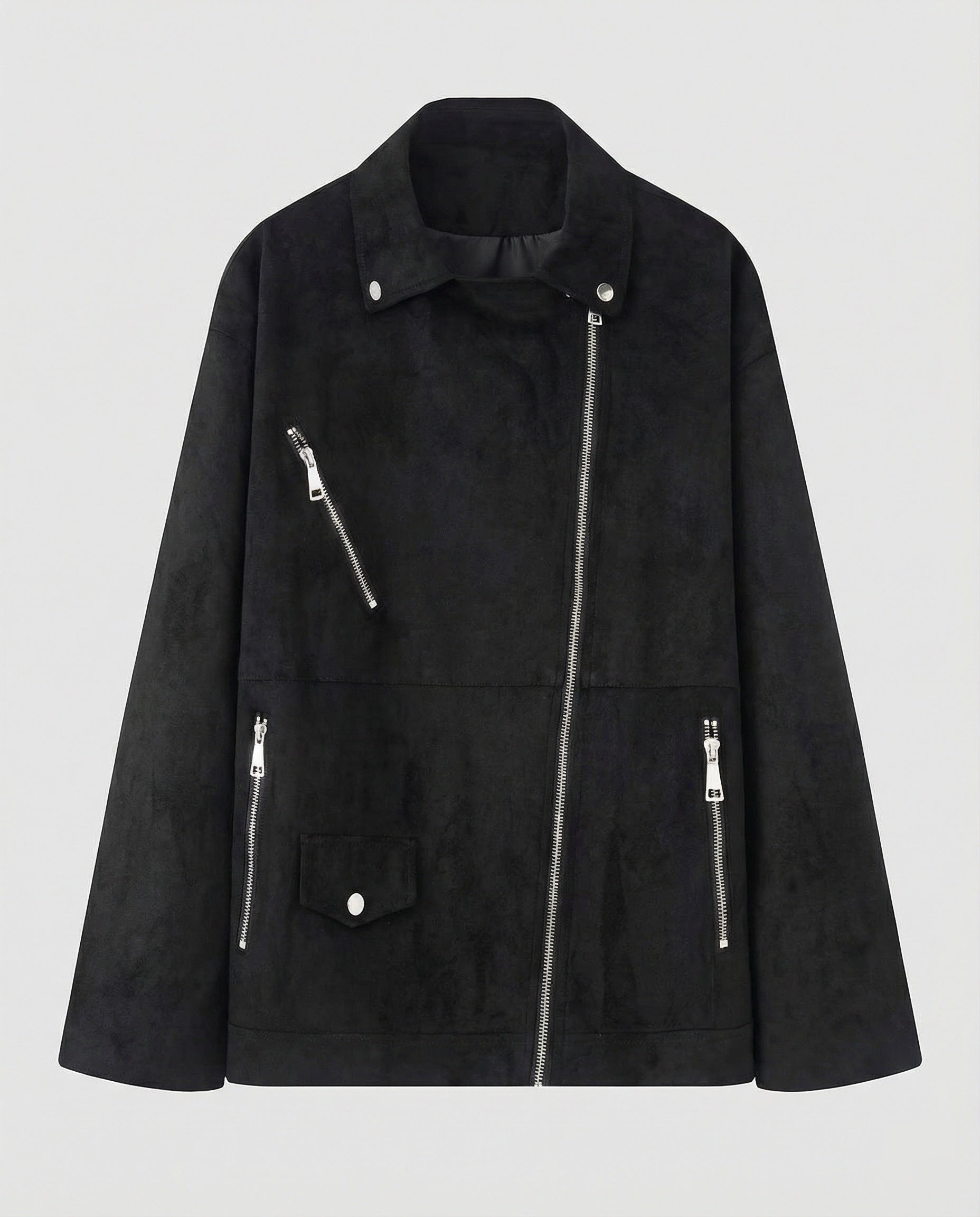 Braune Lederjacke Damen Velours