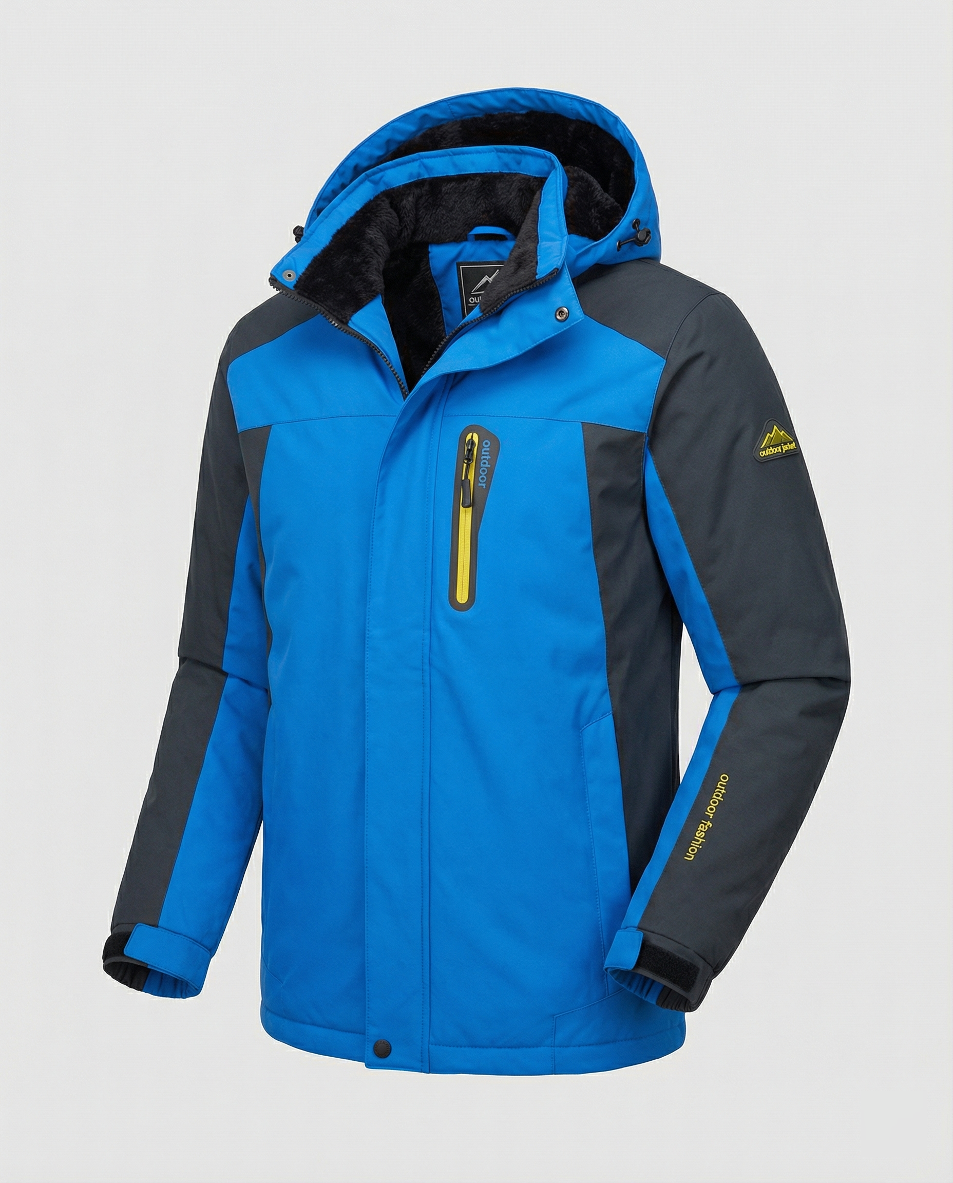 R&B | Wasserdichte Skijacke mit Fleece-Futter