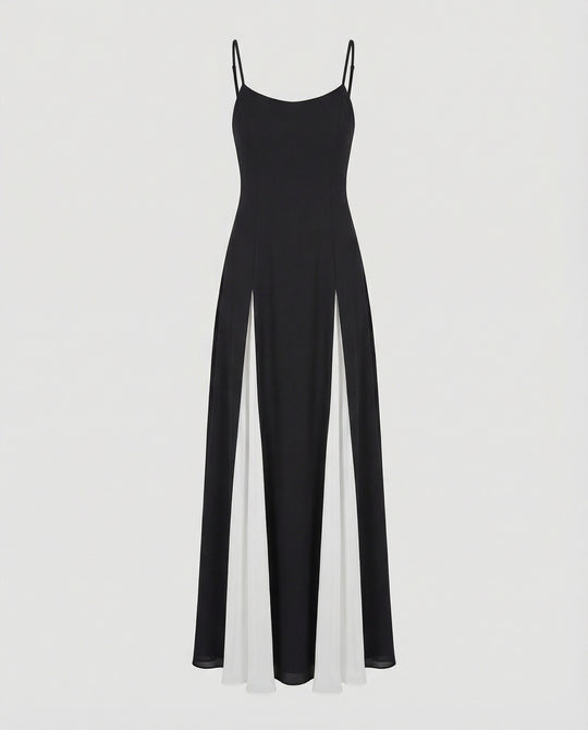 Damen Maxikleid mit elegantem Schlitz
