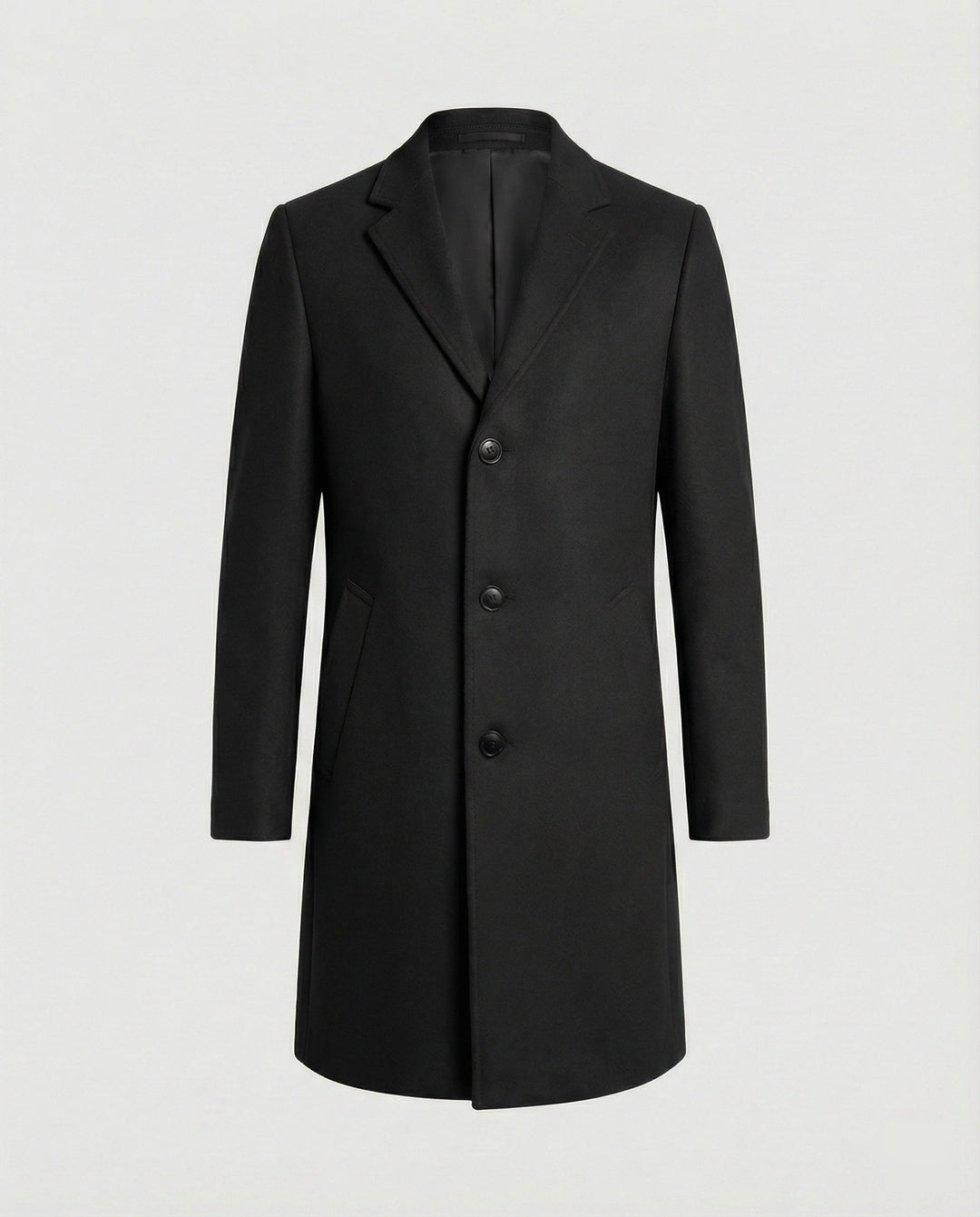 Eleganter Wolltrenchcoat Herren