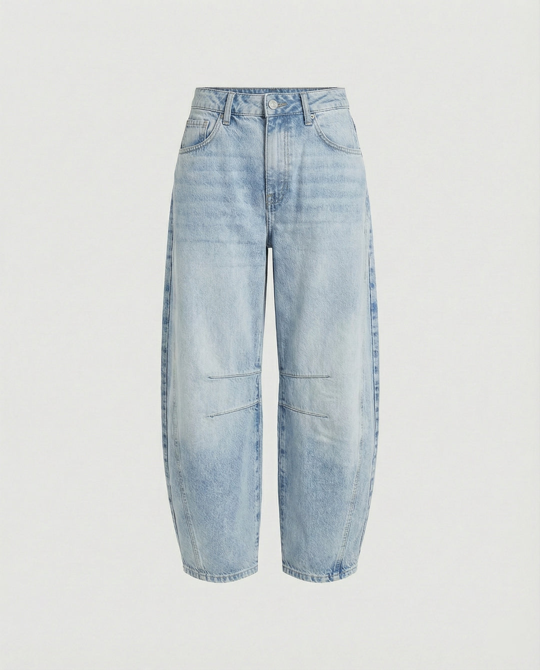 R&B | Mid Rise Barrel Jeans für Damen