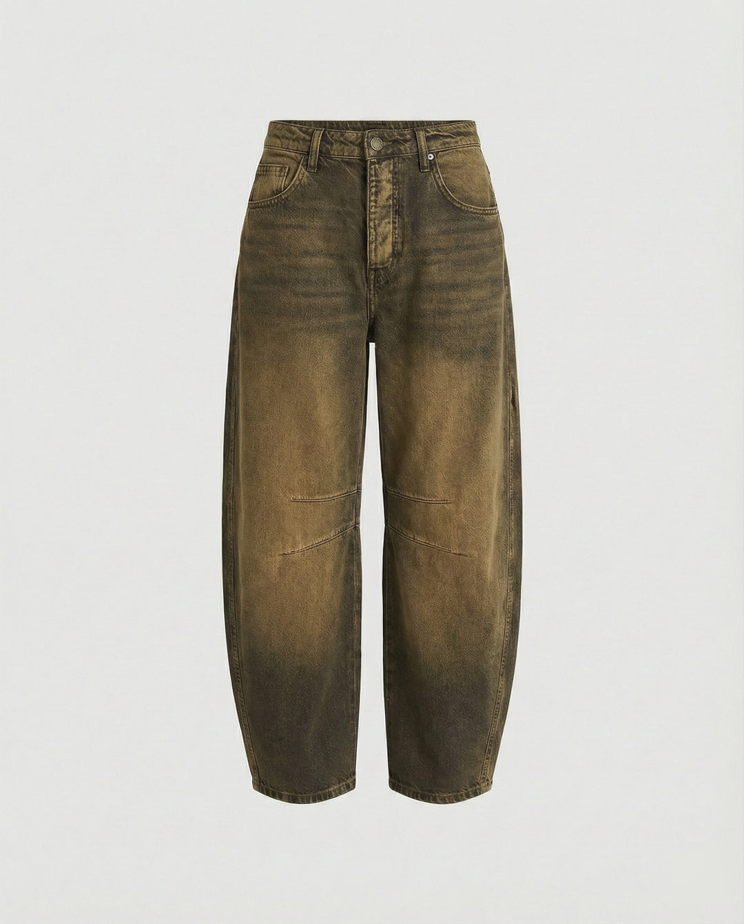 R&B | Mid Rise Barrel Jeans für Damen