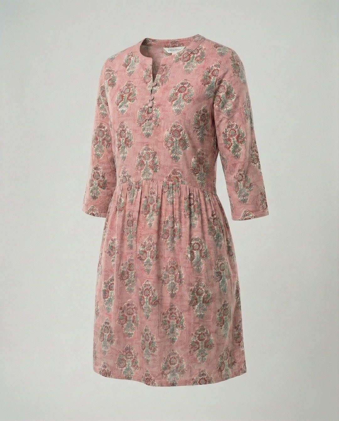 Damen Blumenkleid Mini A-Linie