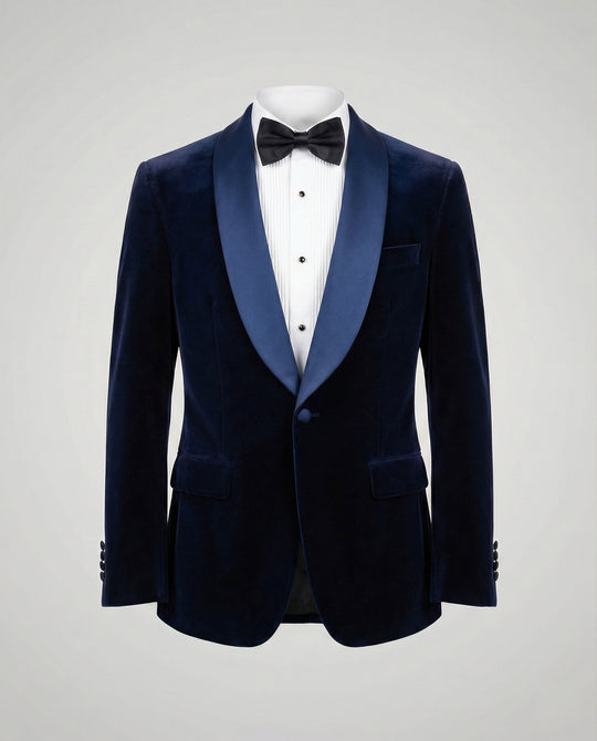 R&B | Herren Sommerjacke mit Schmaler Passform und Kontrastierendem Revers