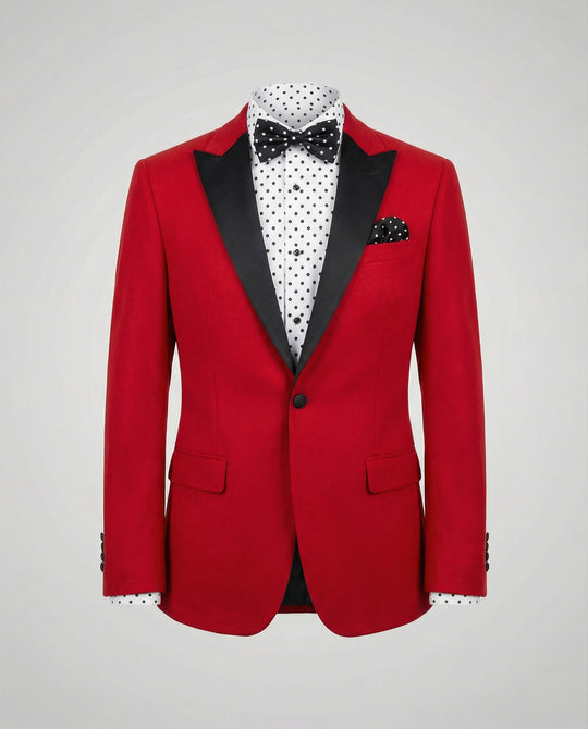 R&B | Herren Sommerjacke mit Schmaler Passform und Kontrastierendem Revers