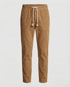 Herren weite Cordhose mit hoher Leibhöhe