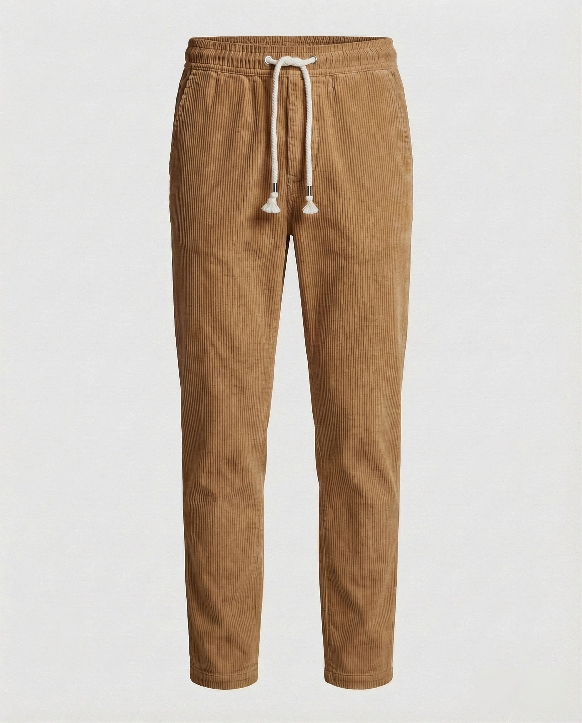 Herren weite Cordhose mit hoher Leibhöhe