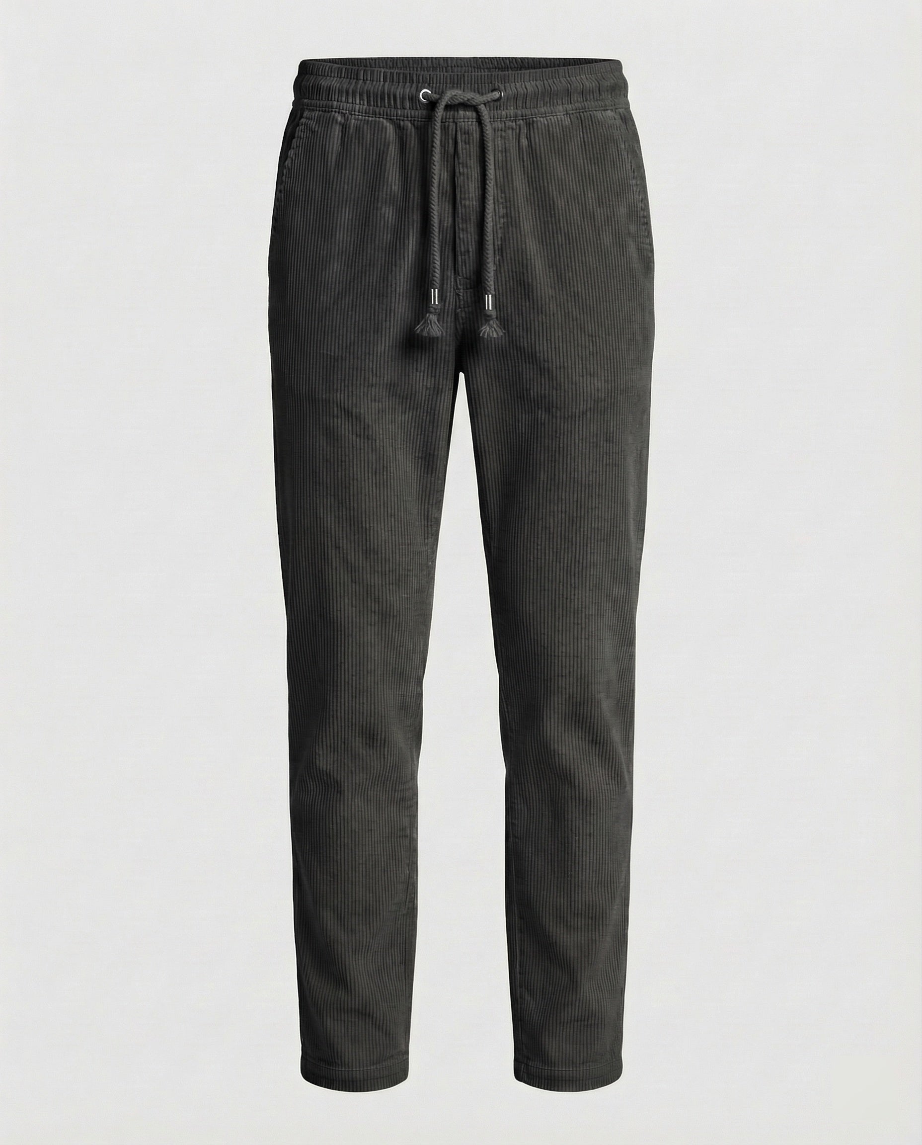 Herren weite Cordhose mit hoher Leibhöhe