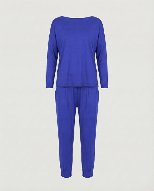 Jogginganzug Damen Lounge-Set mit weiten Ärmeln und Taschen
