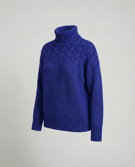 R&B | Damen Strickturtleneck Pullover