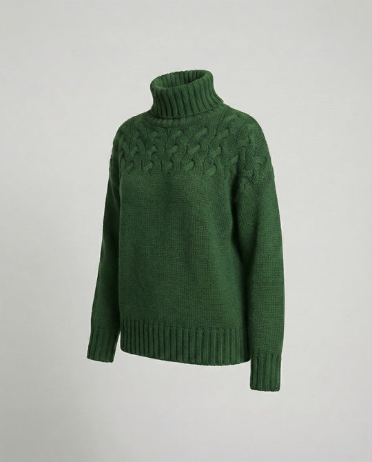 R&B | Damen Strickturtleneck Pullover