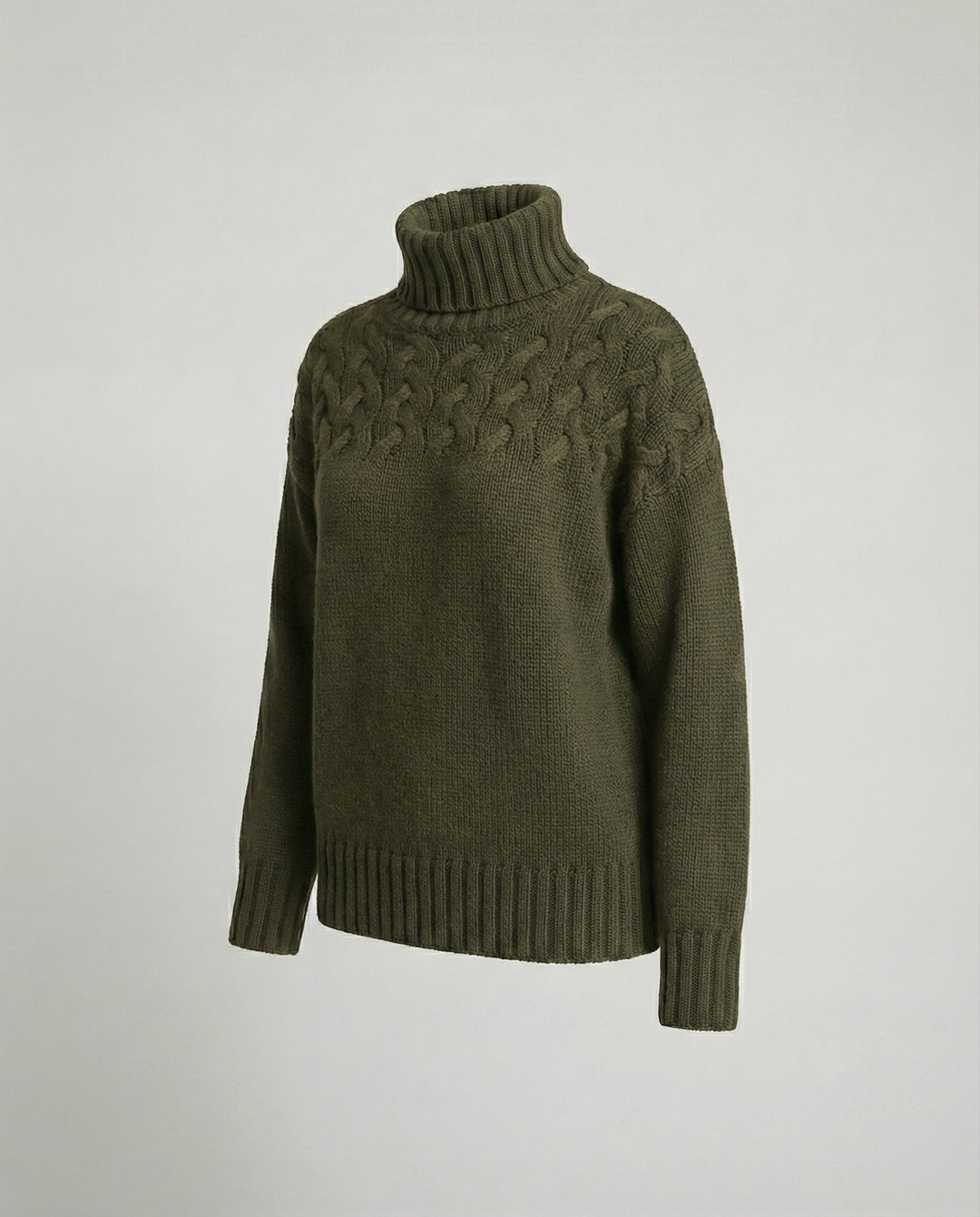 R&B | Damen Strickturtleneck Pullover