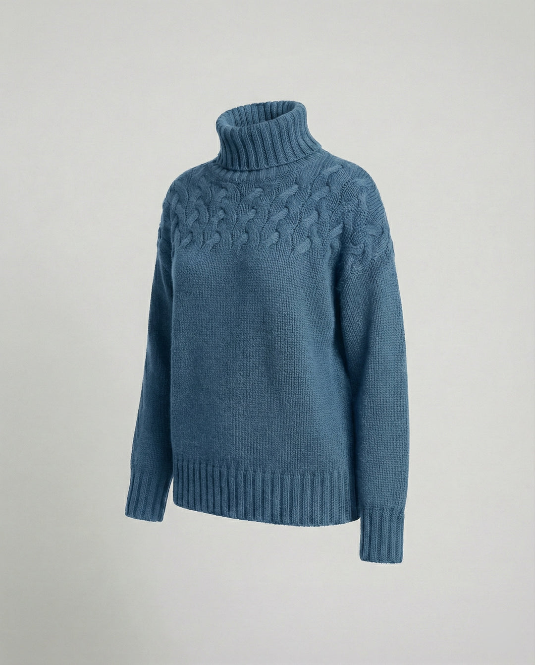R&B | Damen Strickturtleneck Pullover