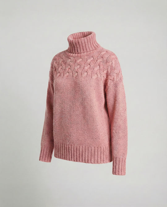 R&B | Damen Strickturtleneck Pullover