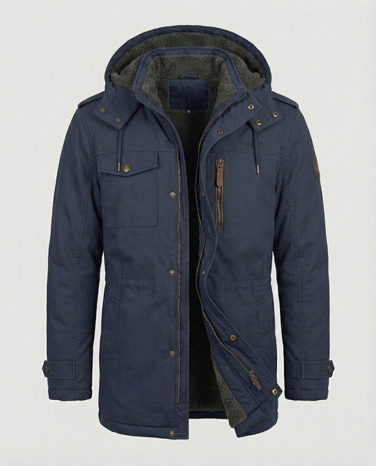 Lässige Gepolsterte Herrenjacke