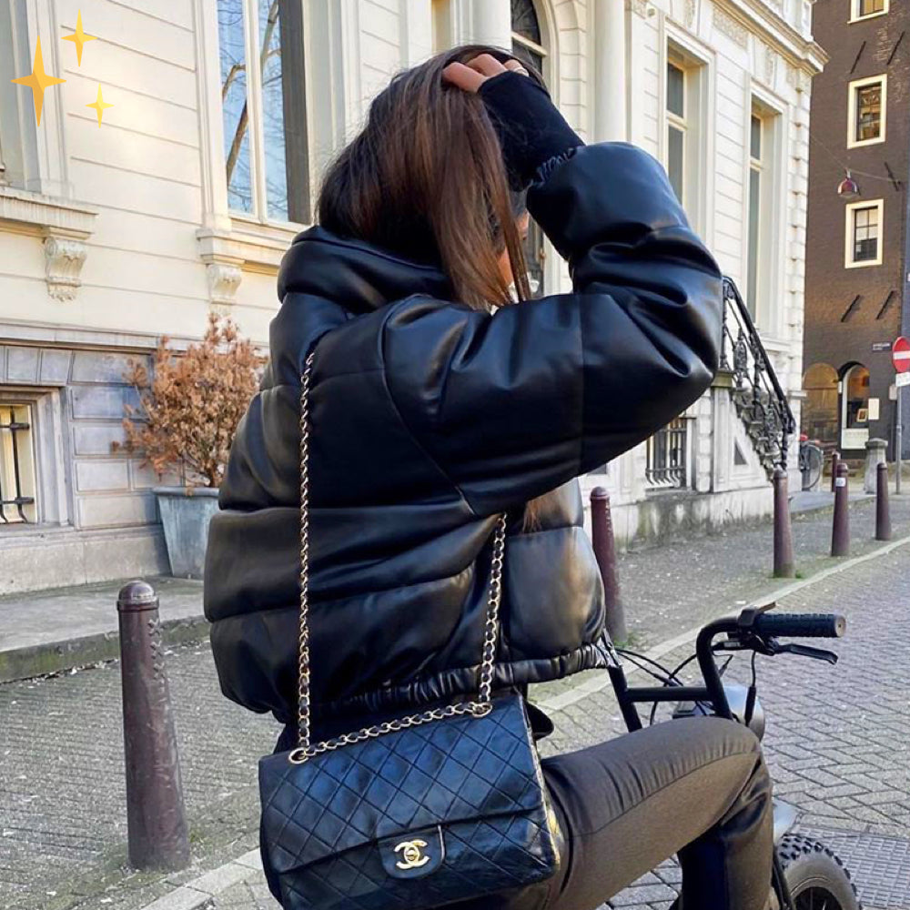 R&B | Puffer Kurze Winterjacke für Frauen