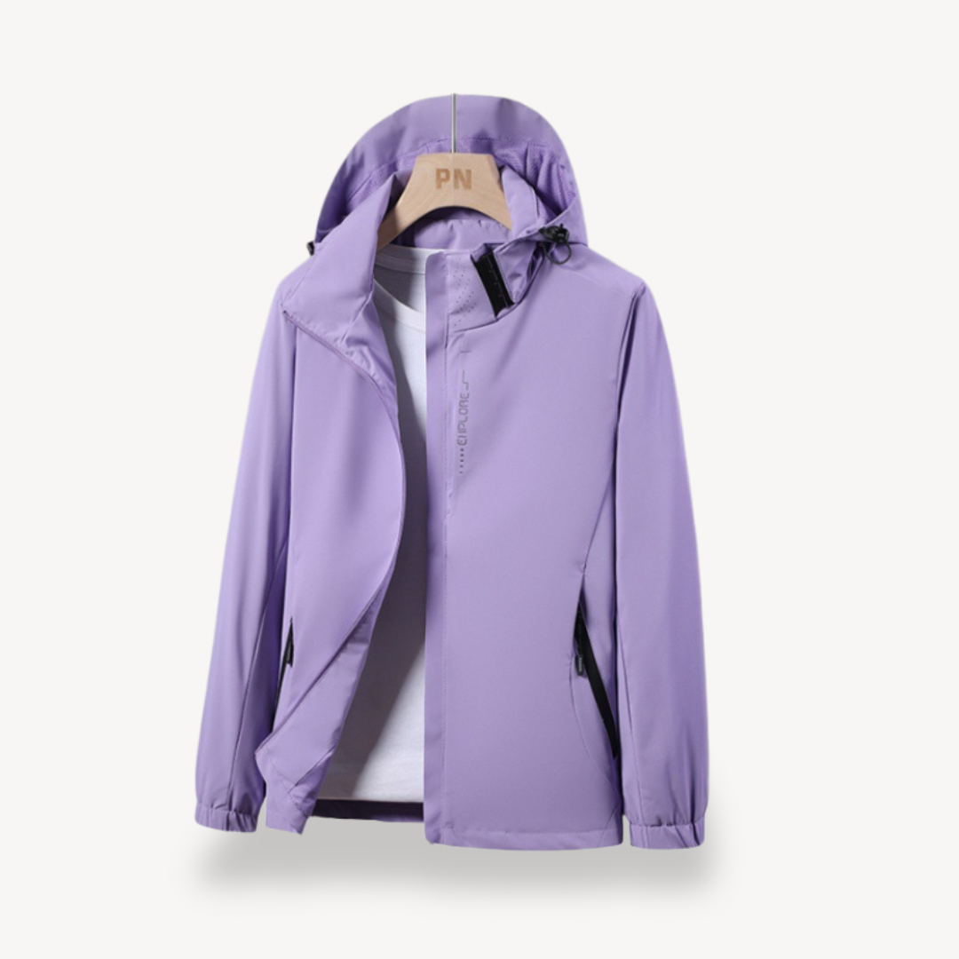 R&B | Damen Wasserabweisende Windbreaker Wanderjacke
