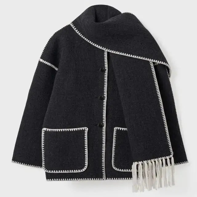 R&B | Jacke mit Schalkragen
