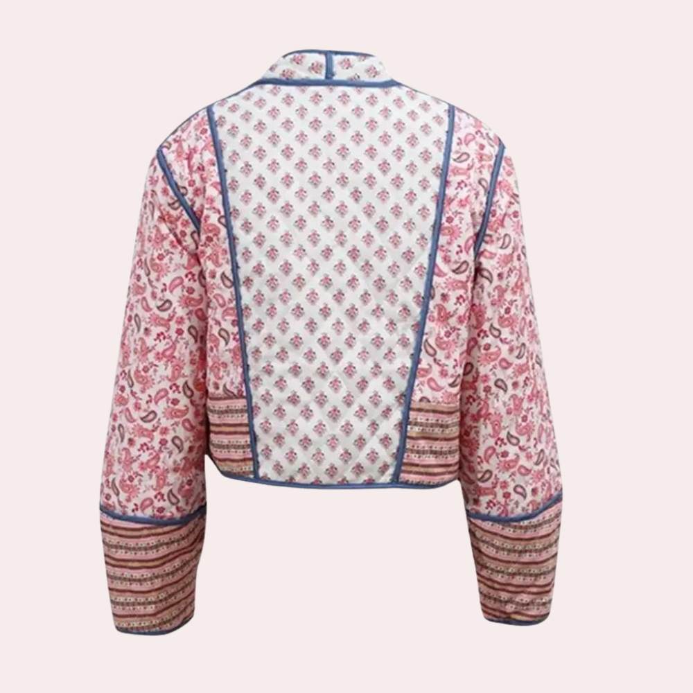 R&B | Kurze Blumenjacke für Damen für den Herbst