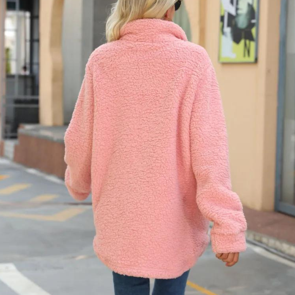 R&B | Elegante Fluffy Winterjacke für Frauen