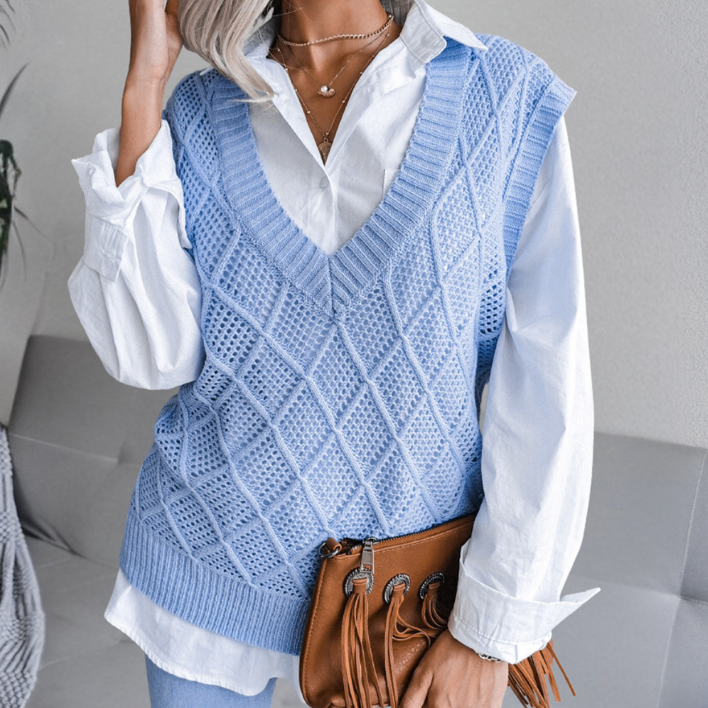 R&B | Trendy Gestrickter Pullover für Damen