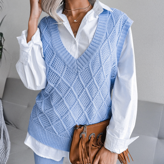 R&B | Trendy Gestrickter Pullover für Damen