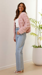 R&B | Luxus Damen Crop Jacke