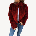 R&B | Damen Kunstpelz Zip-Up Jacke