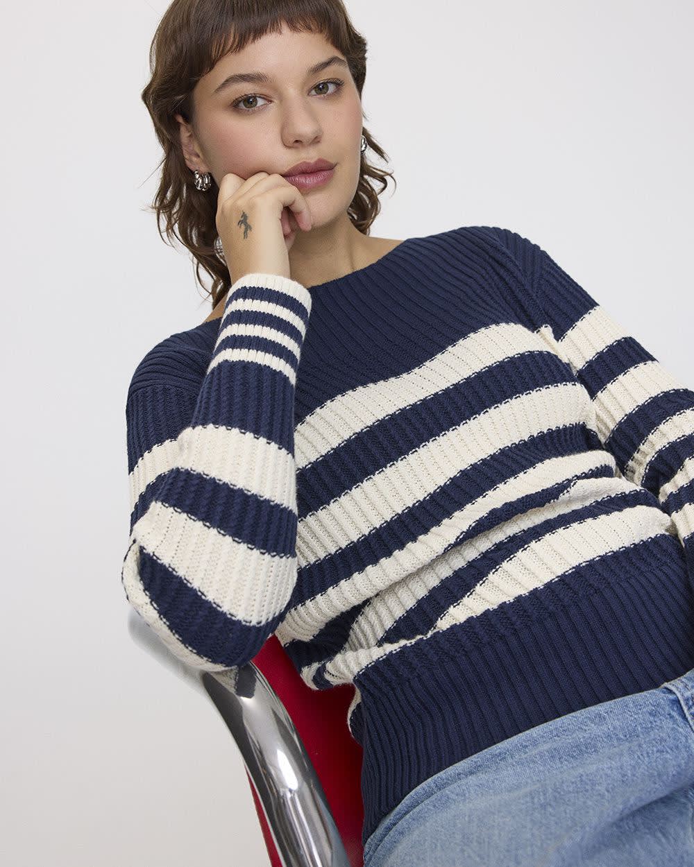R&B | Modischer Pullover mit Langen Ärmeln