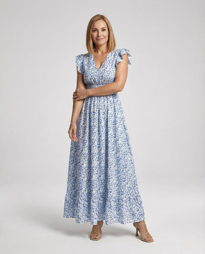 Maxikleid Damen Smokoberteil