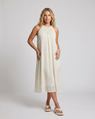 Damen Sommerliches Langkleid mit leichtem Faltenwurf R&B