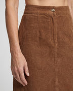 Damen Cord A-Linien Rock