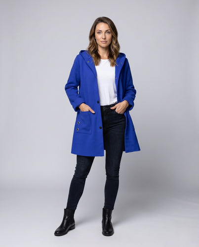 Damen Modischer Oversize-Parka mit praktischen Taschen R&B