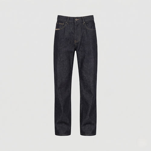 Herren Relax Jeans High Waist aus Raw Denim
