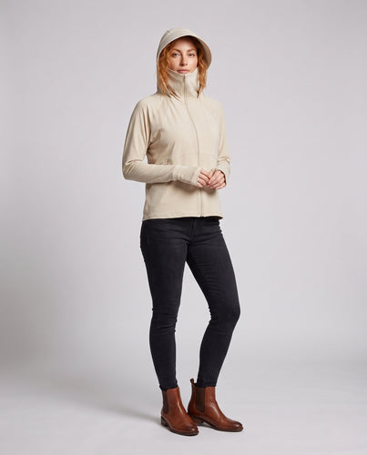 Damen leichte Funktionsjacke mit schützendem UV-Schutz R&B