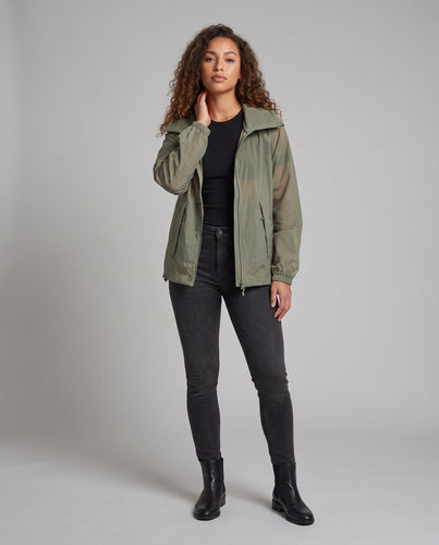 Damen leichte Outdoor-Jacke mit atmungsaktiver Membran R&B