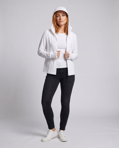 Damen leichte Sportjacke mit hoher Atmungsaktivität und innovativer Kapuze R&B