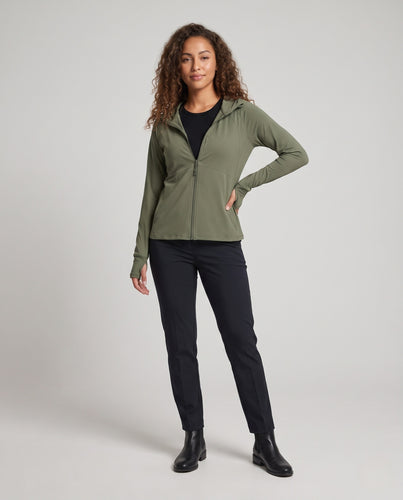 Damen Funktionsjacke mit elastischen Einsätzen und hochelastischem Material R&B