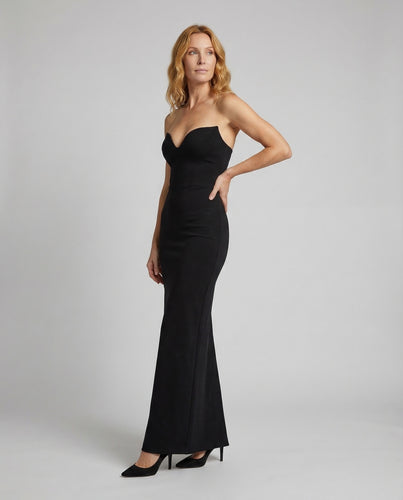 Damen Abendkleid Meerjungfrau Schulterfrei