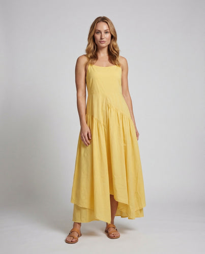 Damen Lagenkleid mit Stufensaum