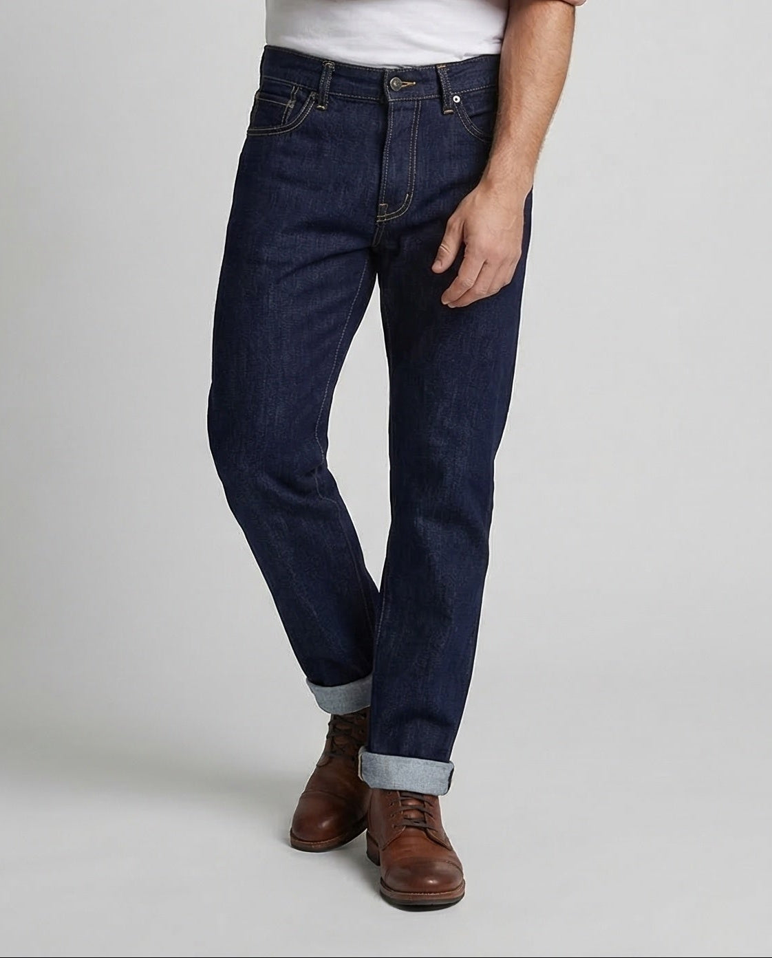 Herren Jeans Raw Denim