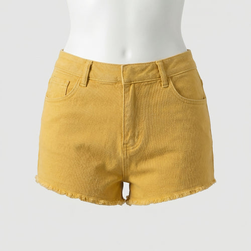 Damen Jeans Hotpants High Waist