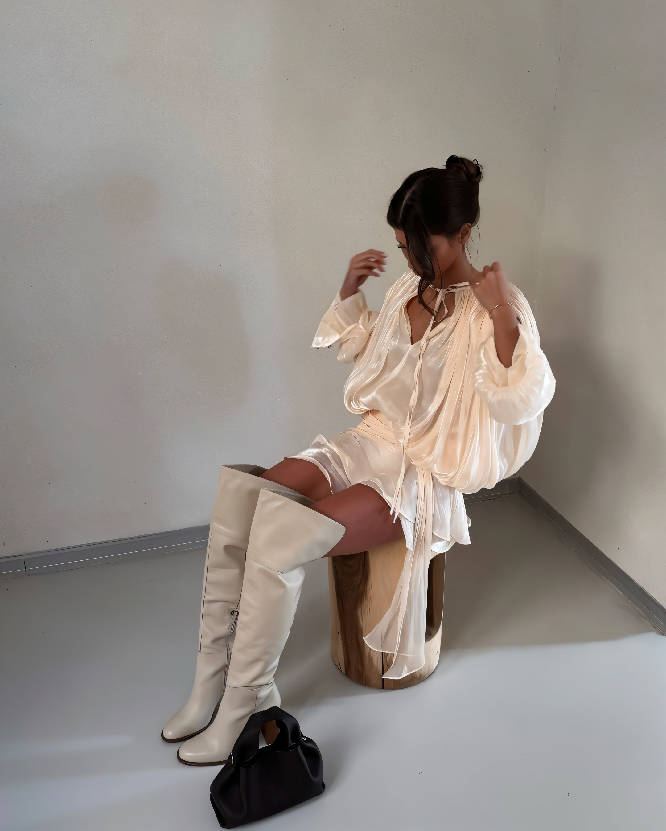 R&B | Rüschen-Minikleid