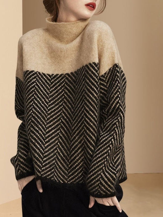 R&B | Premium Rollkragen Strickpullover