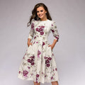 Elegantes mittellanges Kleid