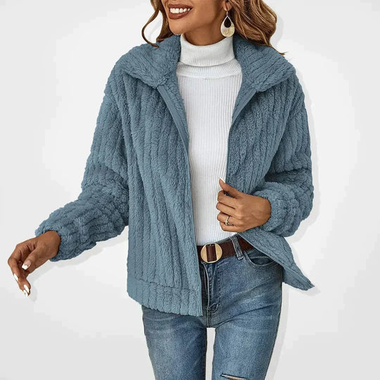 R&B | Lässiger Plüschcardigan