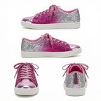 luxuriöser lässiger Glitzer-Damenschuh